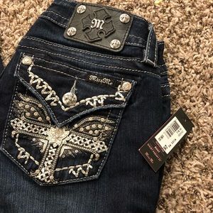 Sz 26 miss me denim jeans boot cut new
